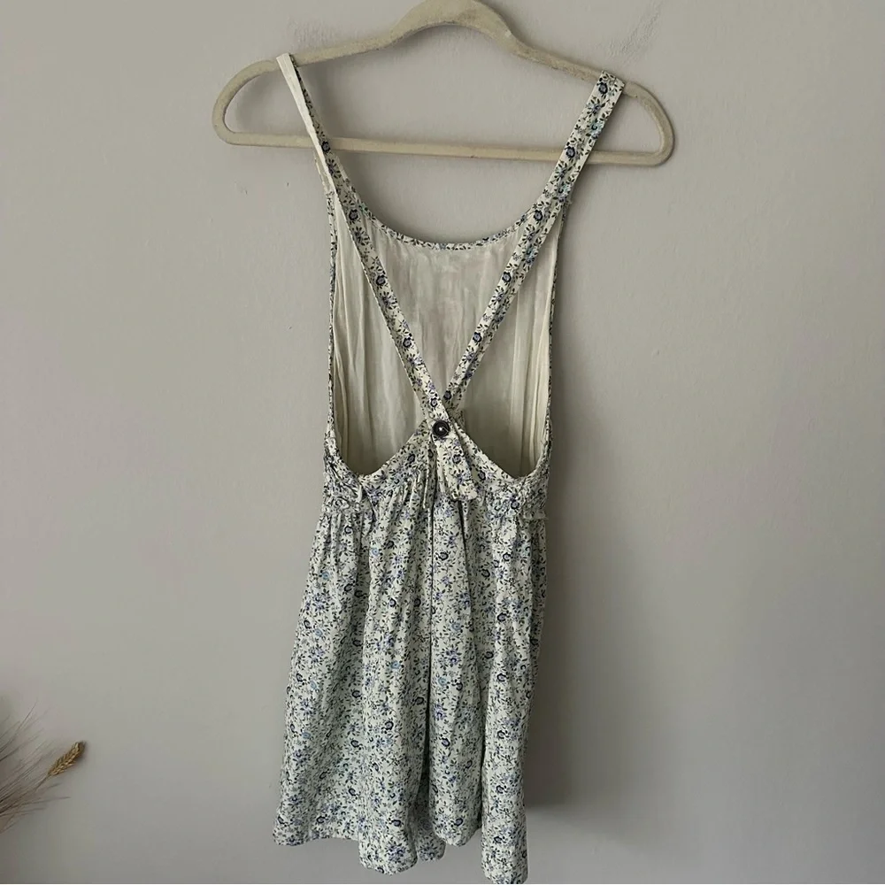 Free People Petunia Mini Dress, Tea Combo, Floral, XS